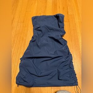 strapless mini dress